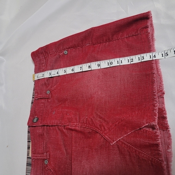 Candies Vintage Red Corduroy Mini Skirt Size 11 - Picture 10 of 10